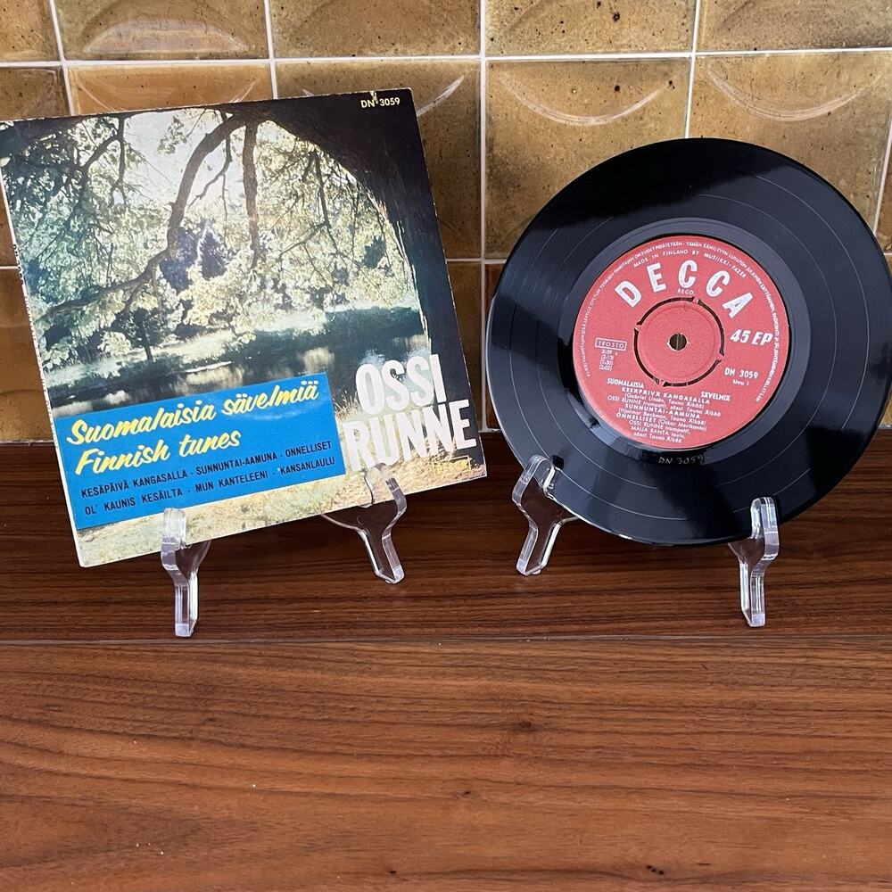 Ossi Runne Suomalaisia Sävelmiä Finnish Tunes 45rpm 7" EP 1961 Decca DN 3059